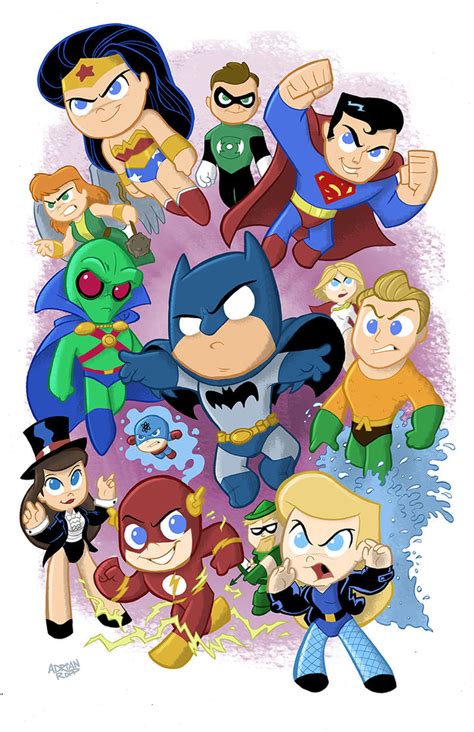 chibi justice league